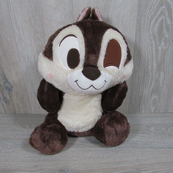 Disney Chip & Dale Sega Jumbo BIG Fluffy Plush Chip Stuffed Toy 20” - Picture 1 of 10